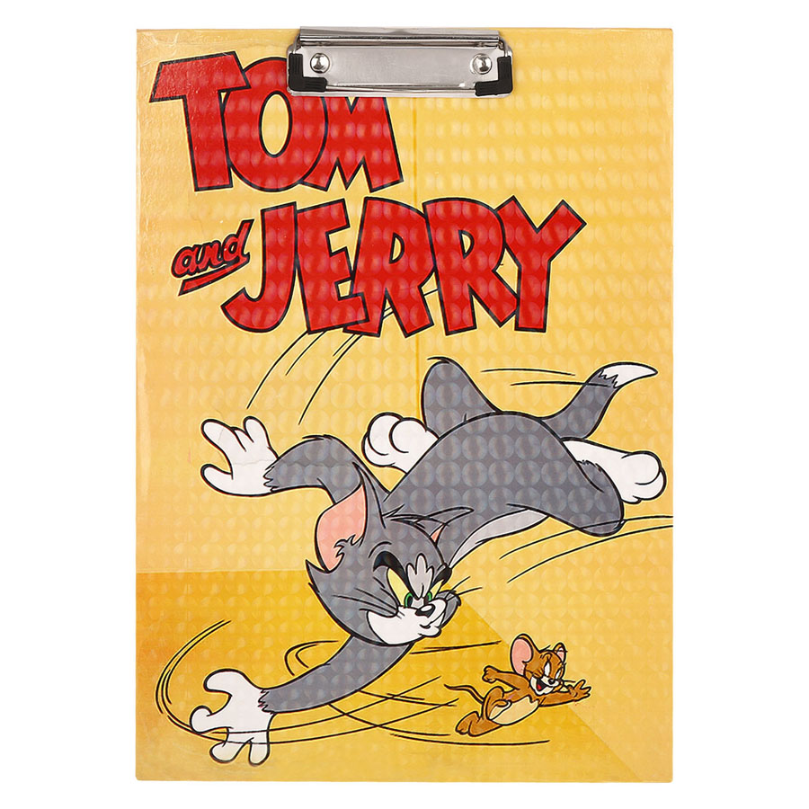 Whimsical Cartoon Clip Board, Exam Pad, Writing Pad- Tom & Jerry Edition(Set of 1)